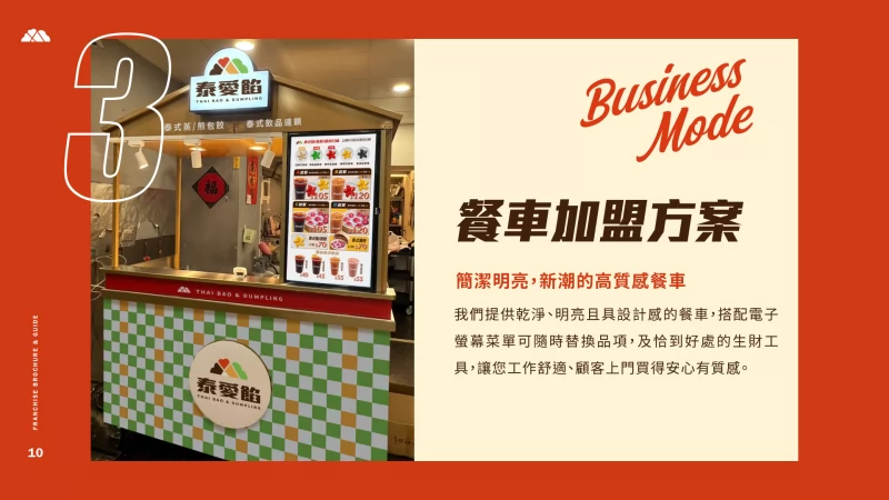 泰愛餡 泰式煎餃連鎖事業 加盟優勢