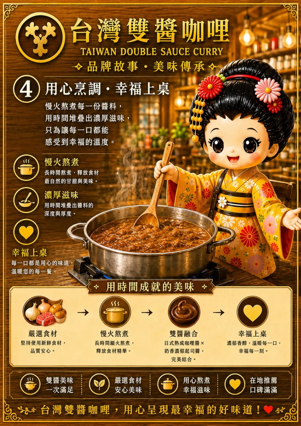 台灣雙醬咖哩 加盟優勢