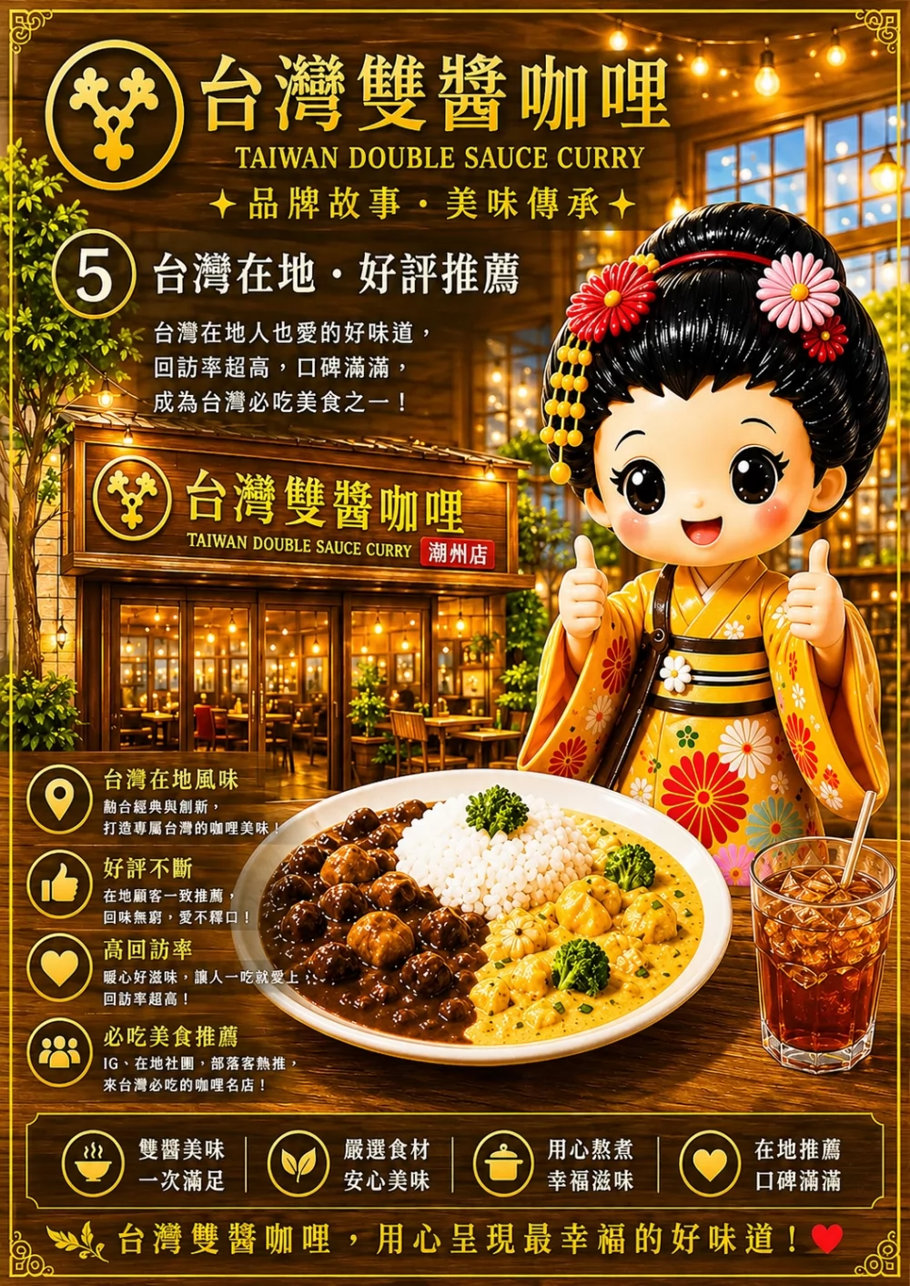 台灣雙醬咖哩 加盟優勢
