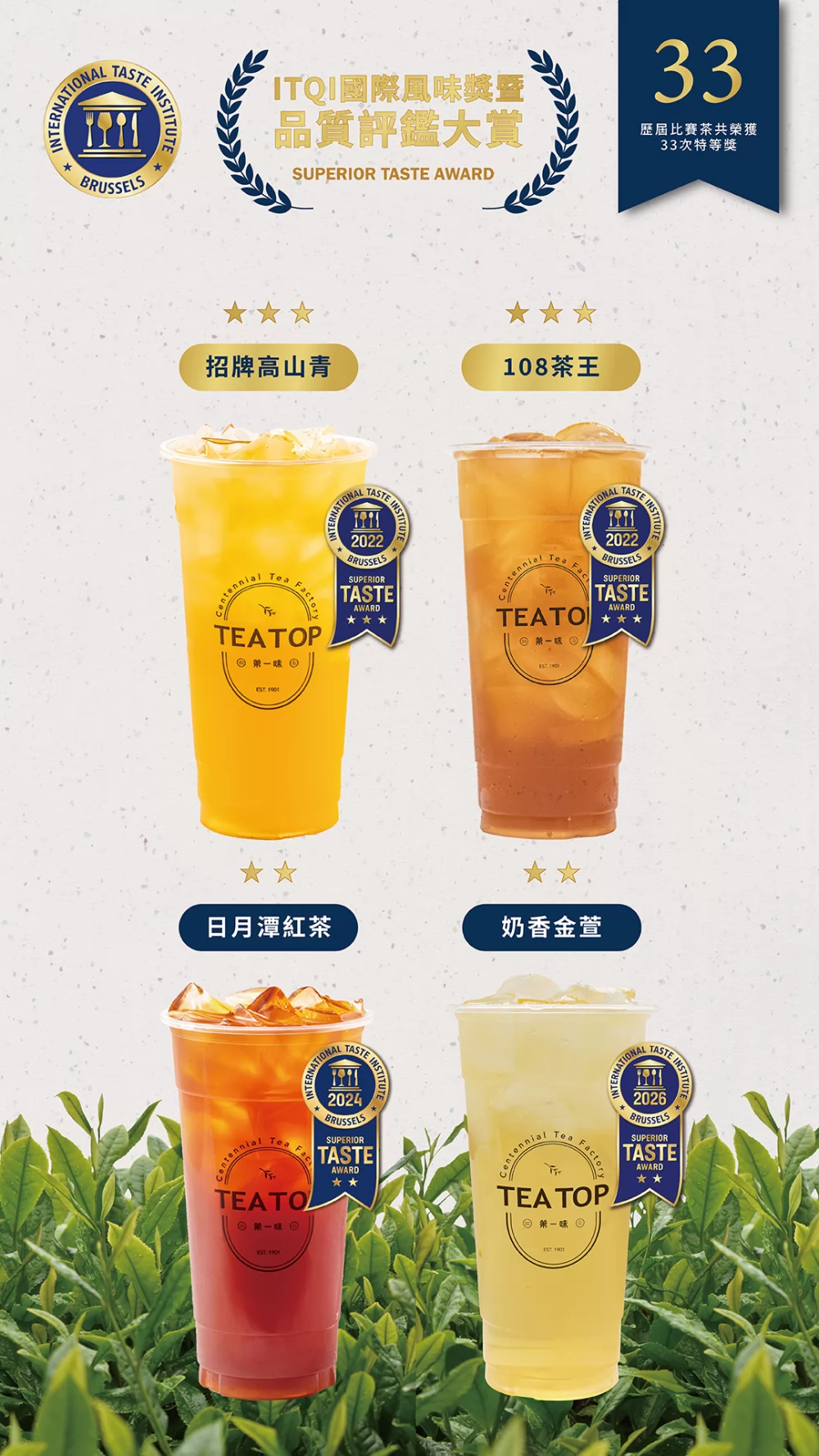 TEA TOP第一味 加盟優勢
