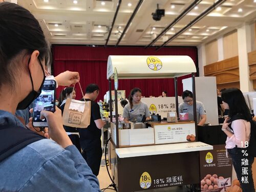 18%雞蛋糕 品牌形象