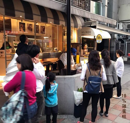 18%雞蛋糕 品牌形象