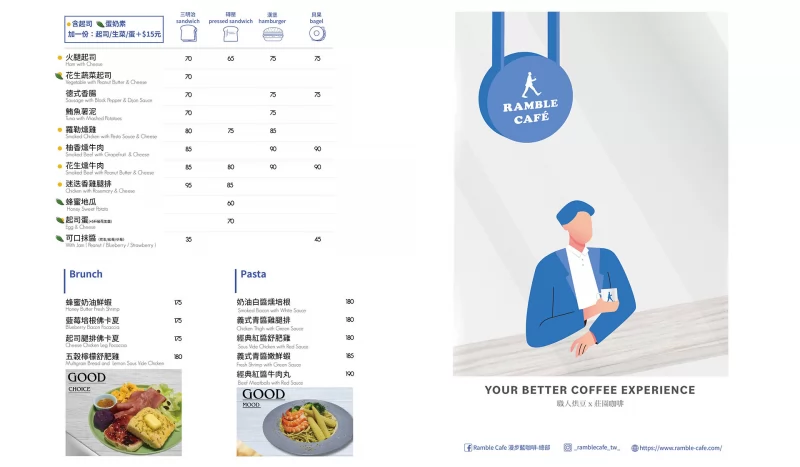 漫步藍咖啡 Ramble cafe 加盟優勢