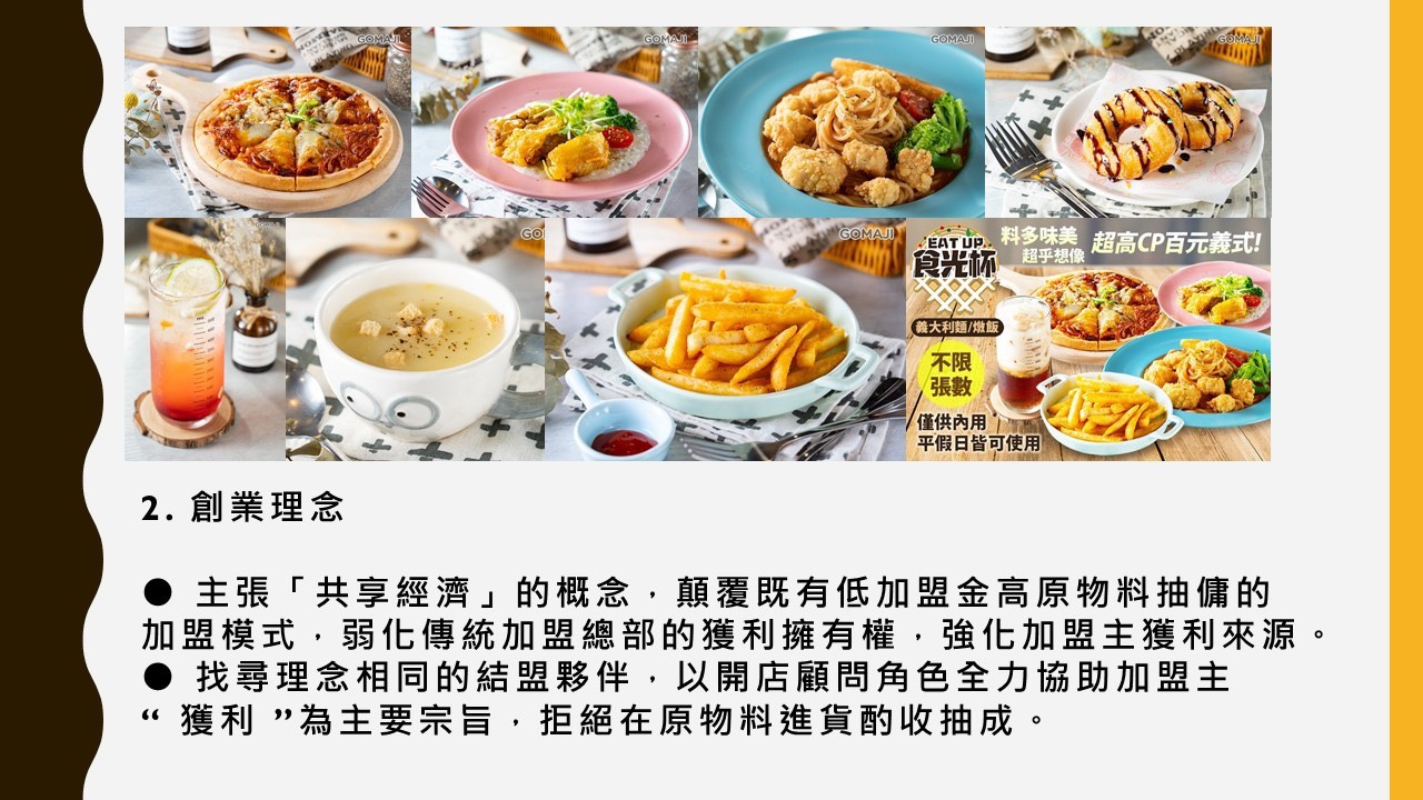 食光杯 複合式連鎖餐飲 加盟優勢