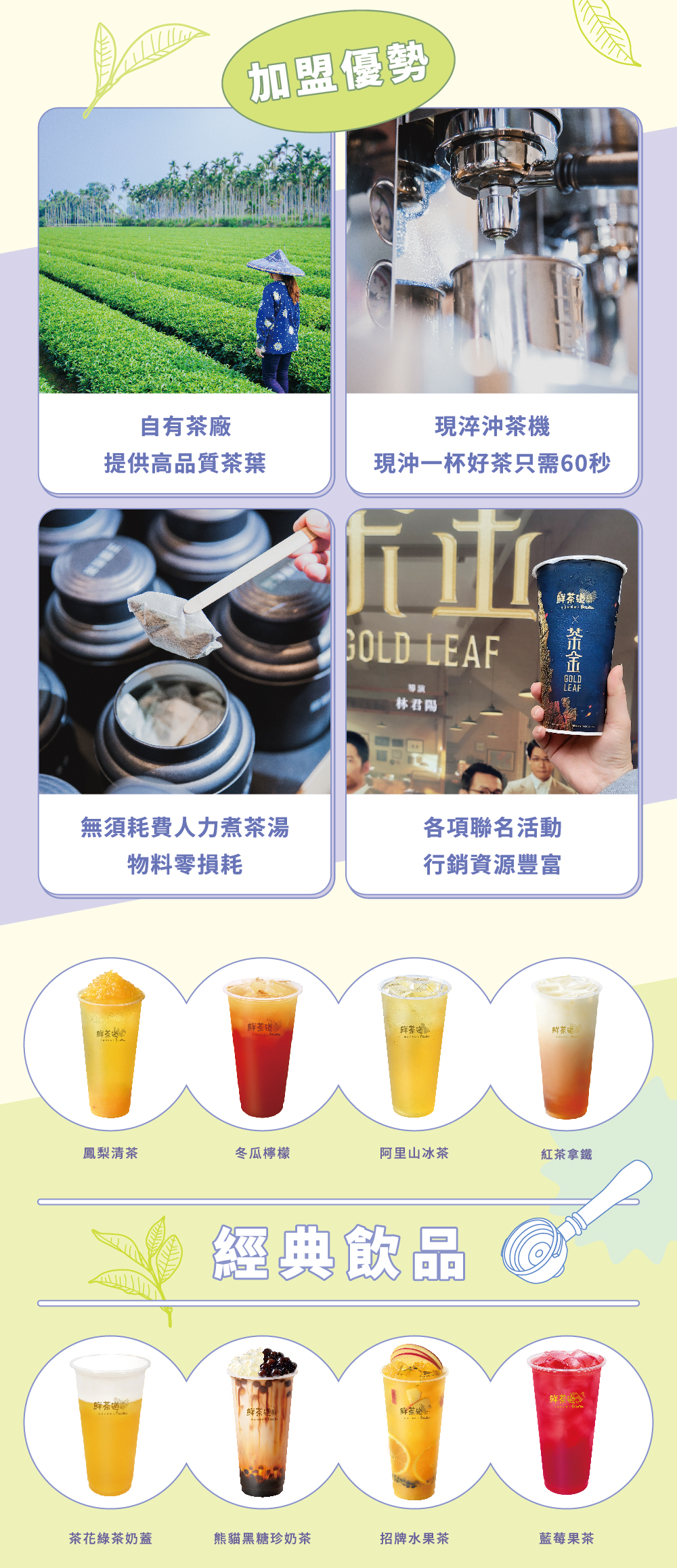 鮮茶道 加盟優勢