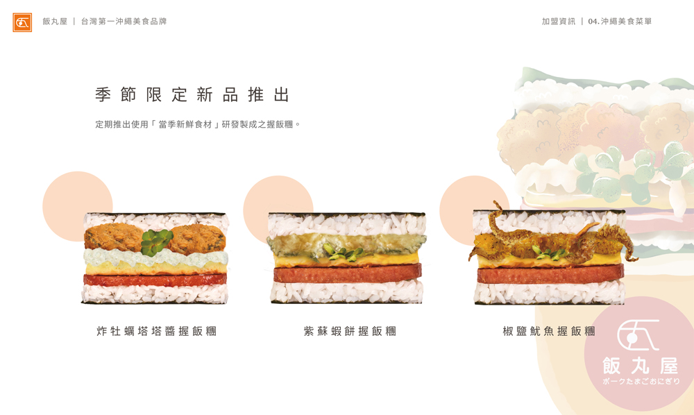 飯丸屋 沖繩飯糰 加盟優勢