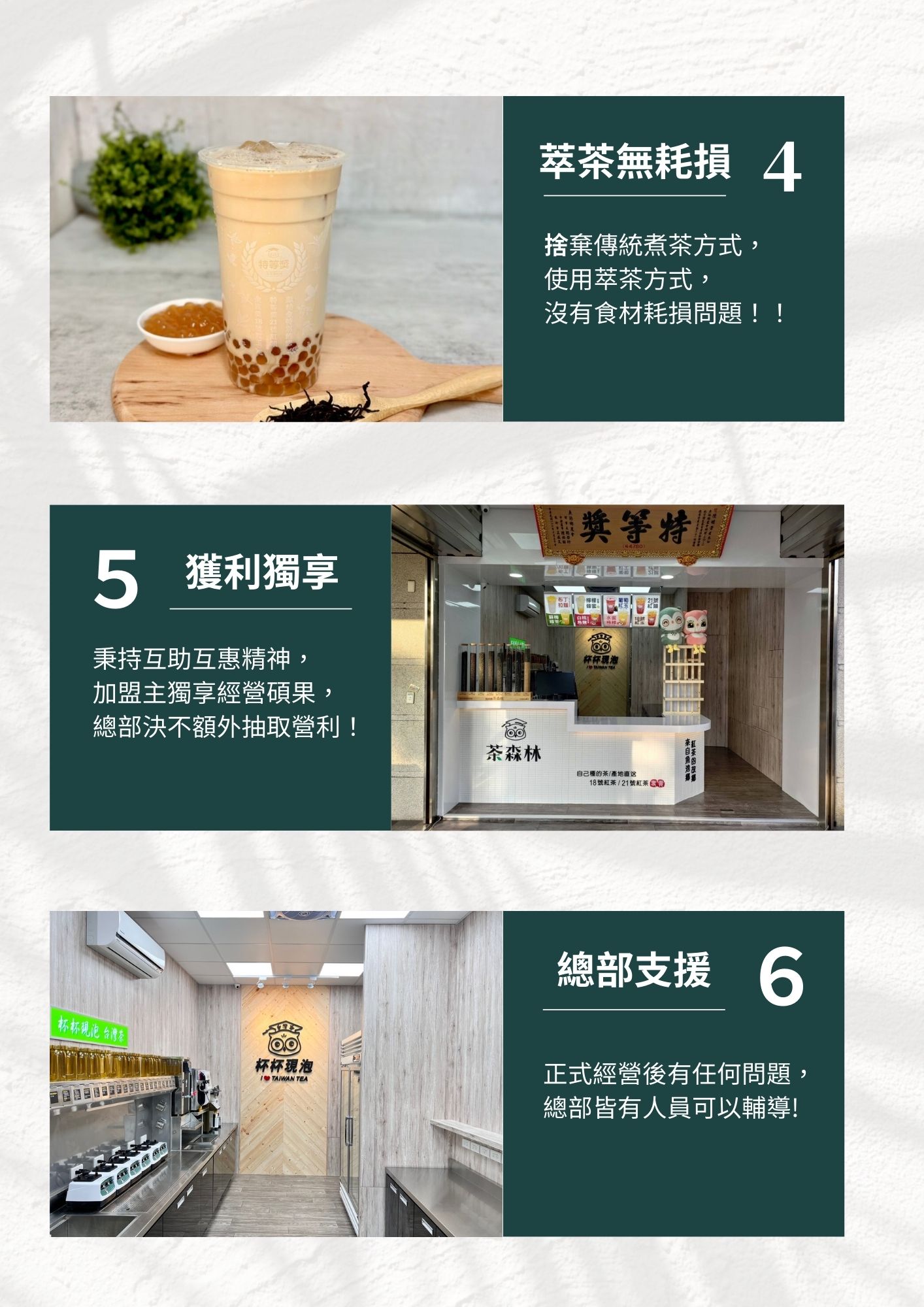 貓頭鷹茶森林 加盟優勢