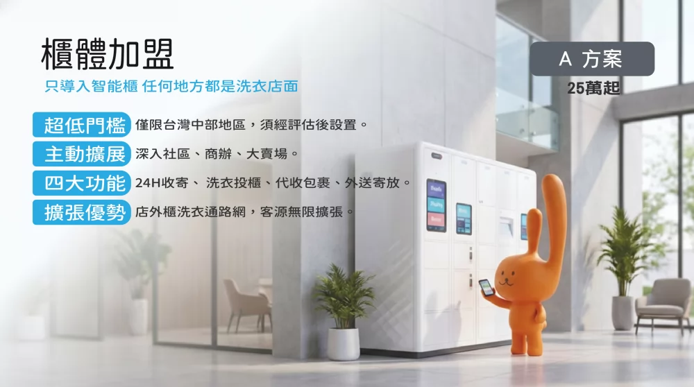 速喜樂 洗衣科技開發股份有限公司 加盟優勢