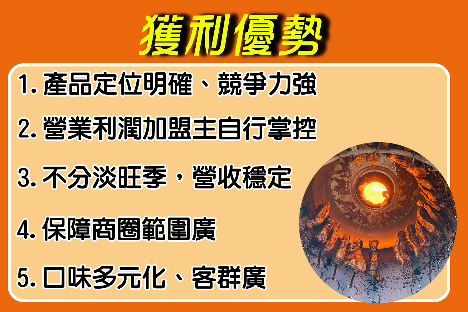 沈記脆皮五花豬 加盟優勢