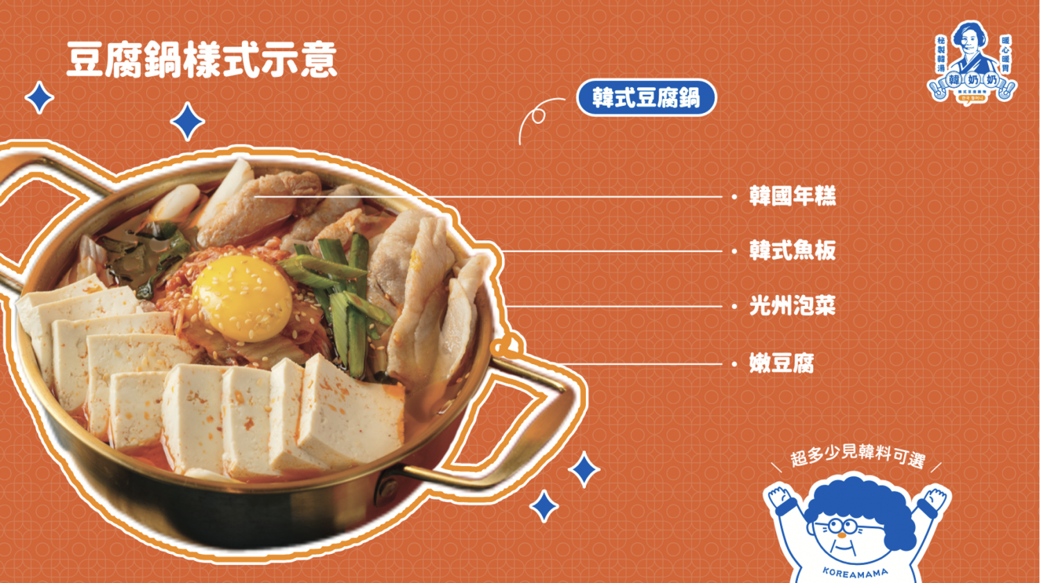 韓奶奶韓式豆腐鍋物 加盟優勢