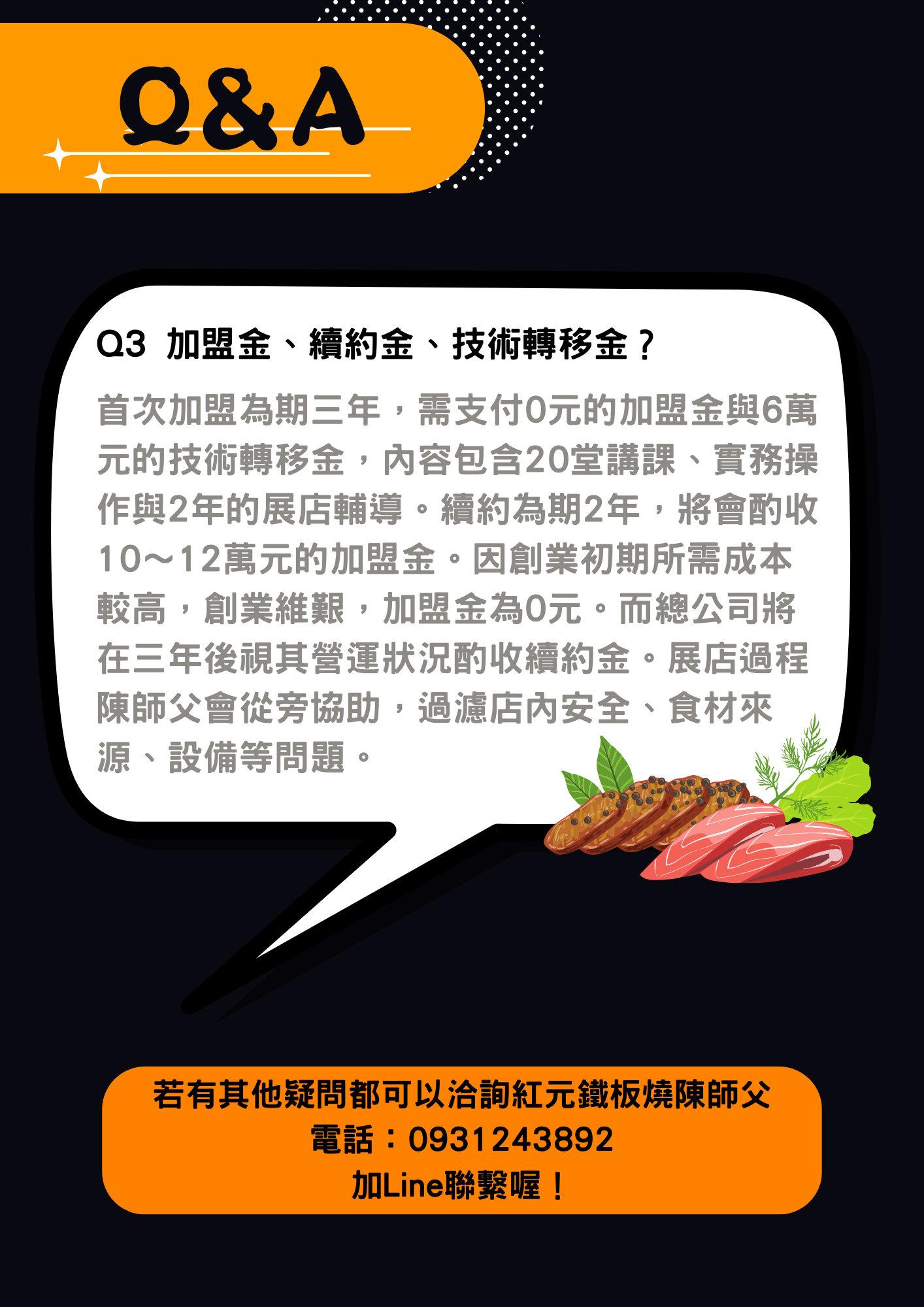 台灣紅元養生鐵板燒 加盟優勢