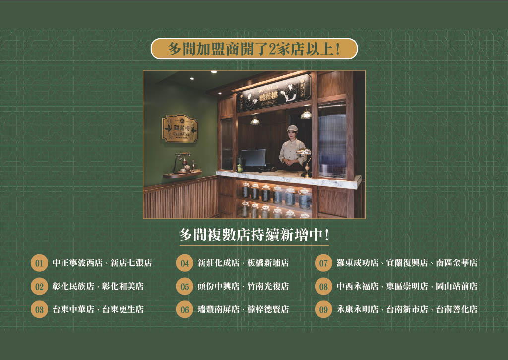 鶴茶樓 加盟優勢