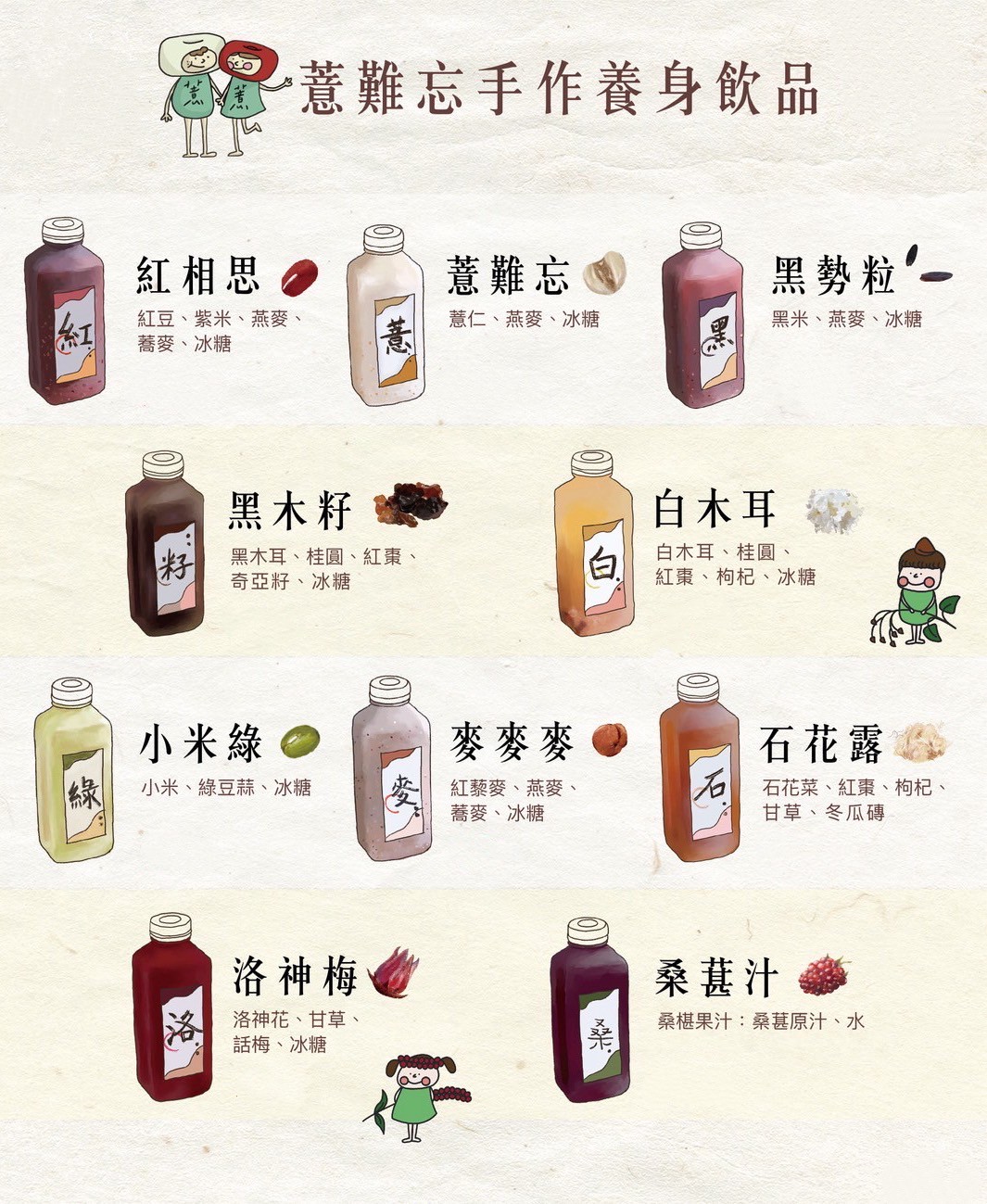 薏難忘手作養生飲品 加盟優勢