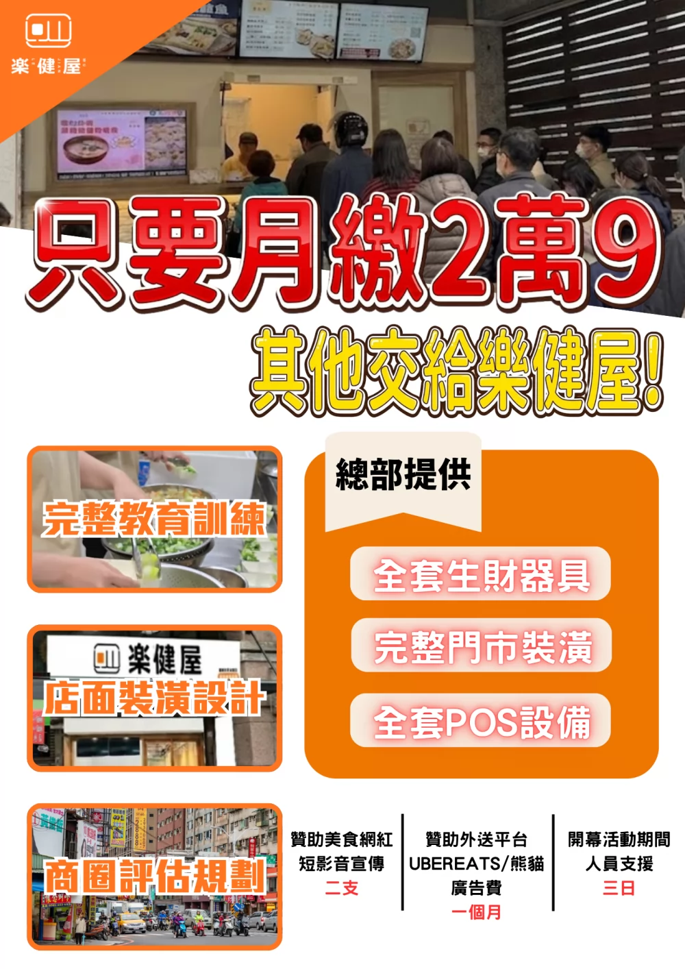 樂健屋 健康餐盒專賣 加盟優勢