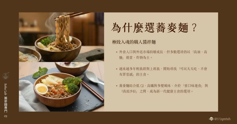 Soba Lab 蕎麥麵專門 加盟優勢