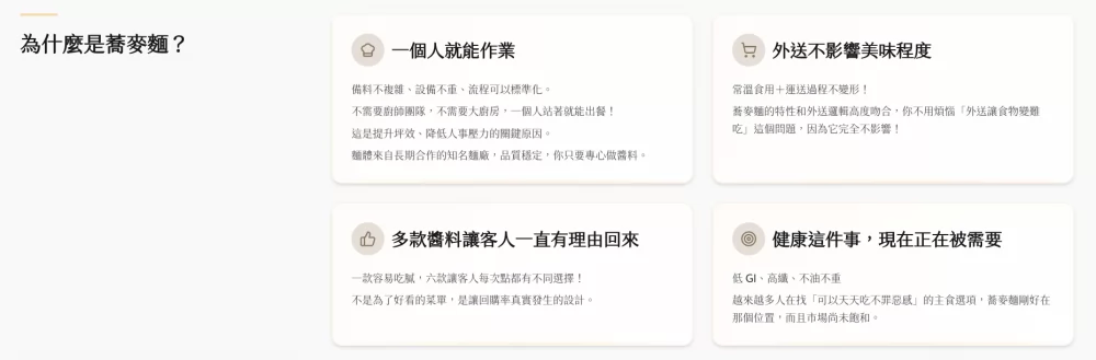 Soba Lab 蕎麥麵專門 加盟優勢
